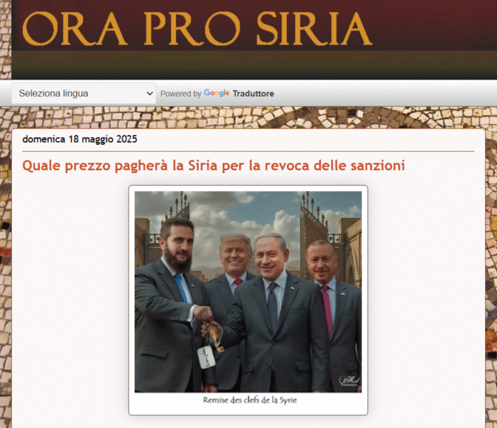 Ora Pro Siria Sanzioni 700x603