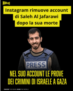 Al Jafarawi Instagram Rimuove Profilo Gaza 250x310