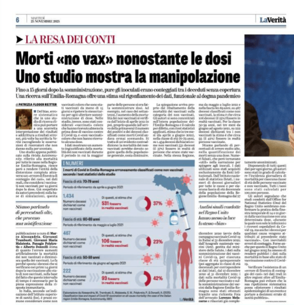 no vax vaccinati verità