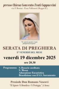 2025 12 19 20.30 reggio emilia serata di preghiera