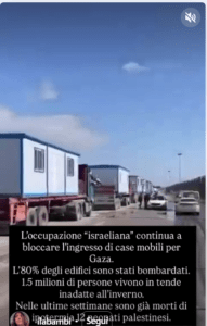 case bloccate gaza