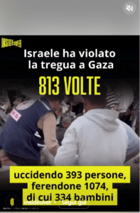 gaza tregua violata