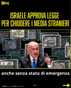 israele media stranieri