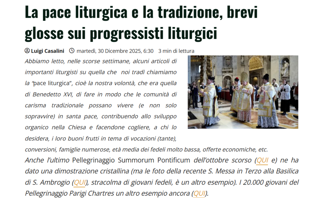 mil pace liturgia