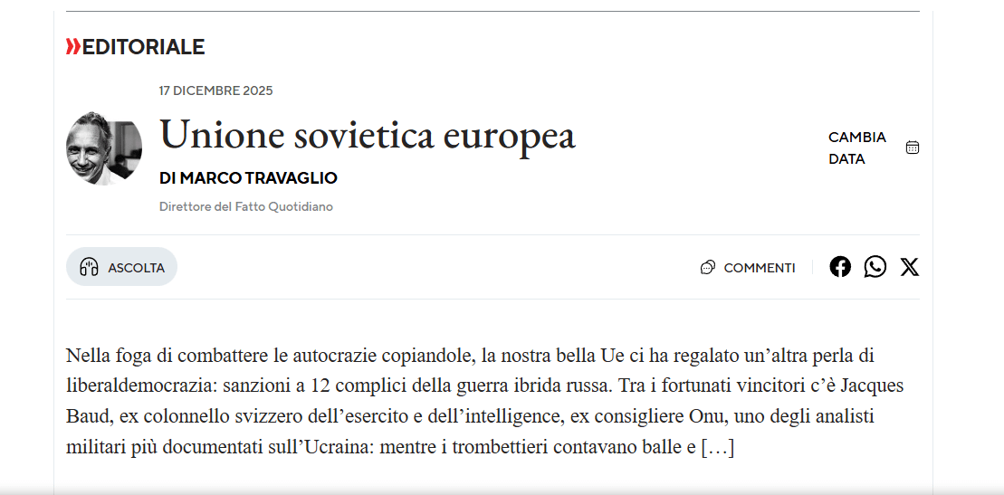 travaglio ue sovietica