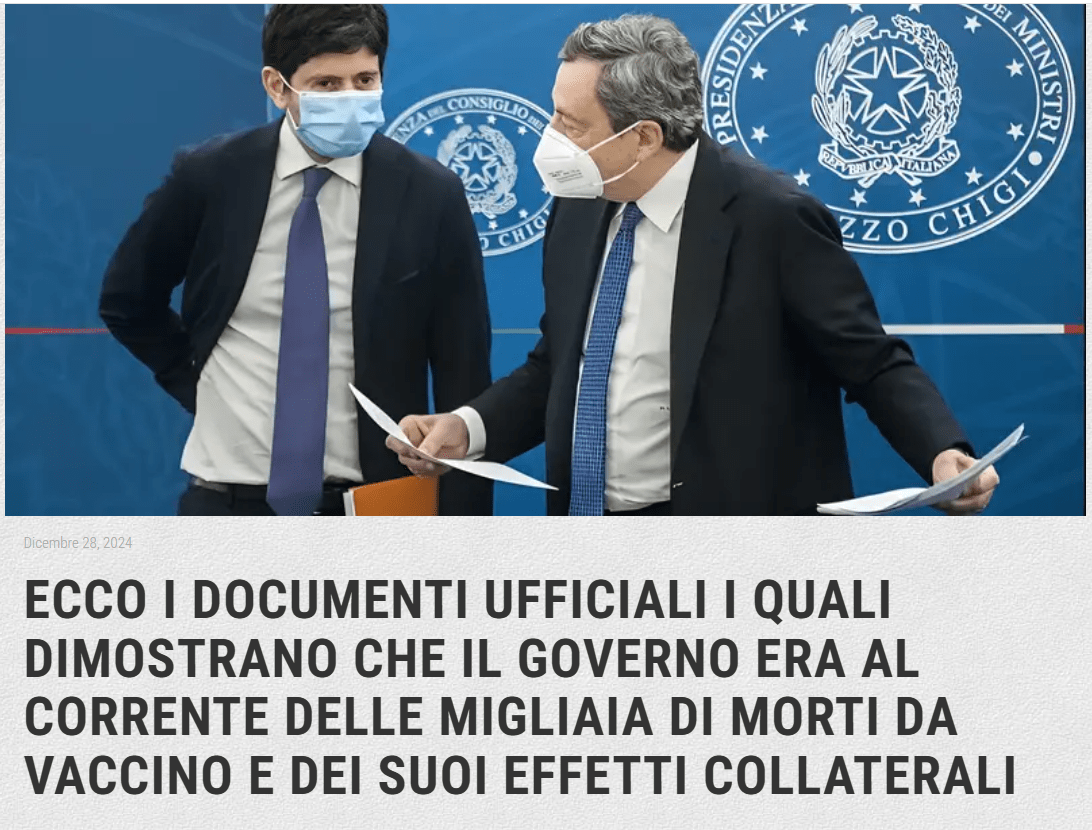 covid vax documenti ufficiali toba