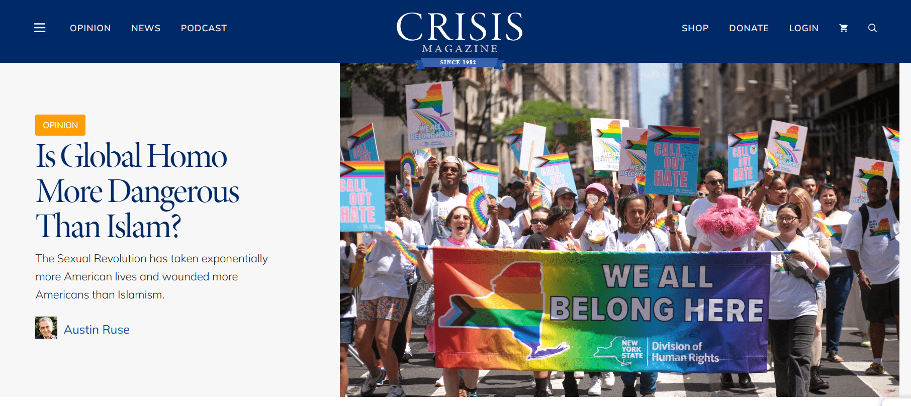 global homo crisis