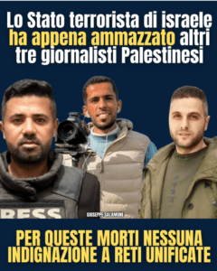salamone giornalisti gaza