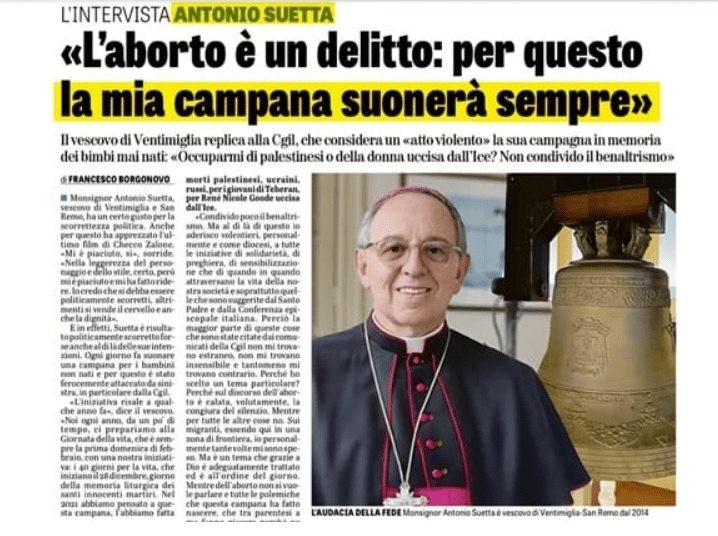 suetta pro vita aborto