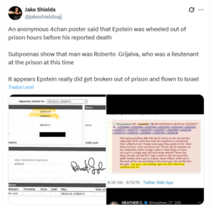 epstein fuga carcere