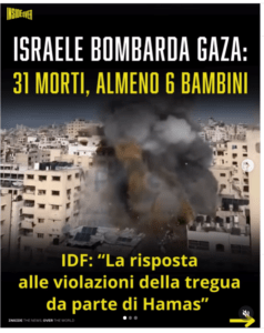 gaza, idf bombarda, 31 gennaio