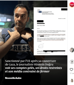 gaza ue giornalista