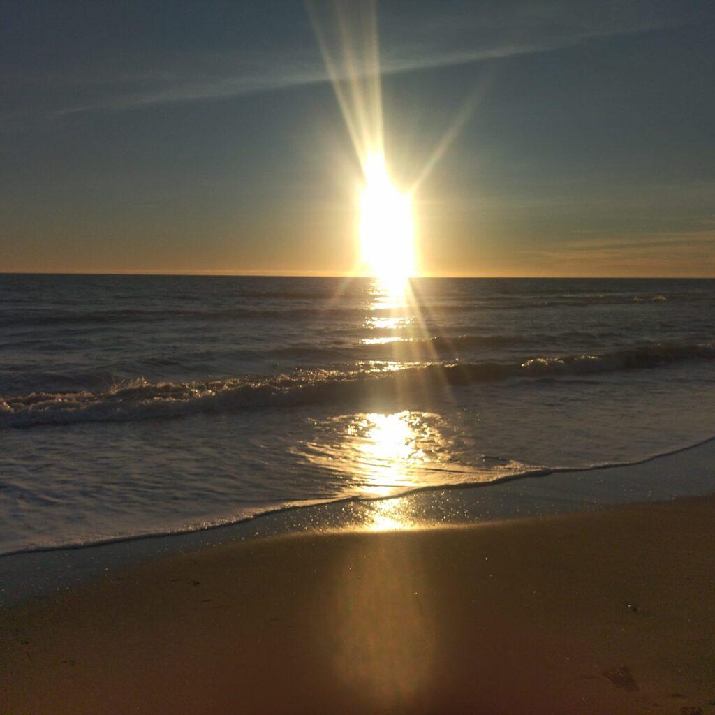 mare tramonto sole