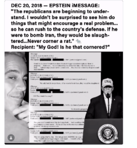epstein trump rat