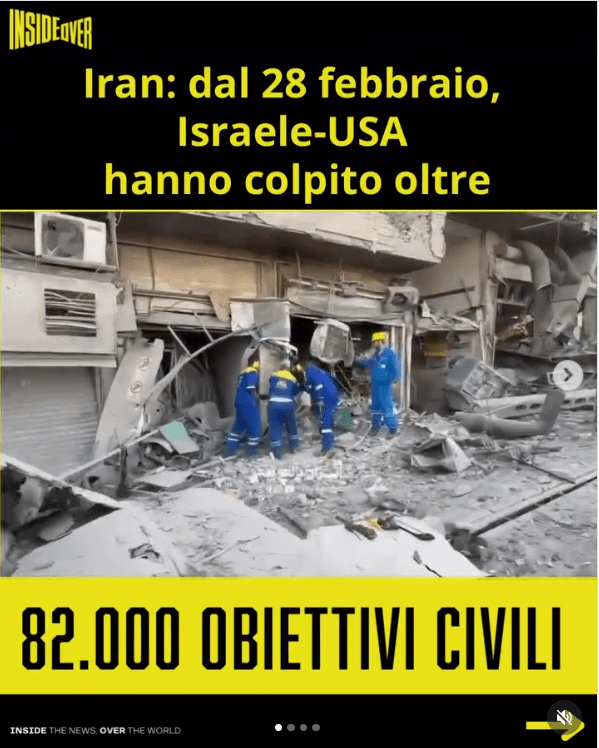 iran obiettivi civili