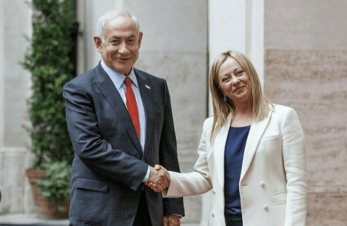 meloni netanyahu