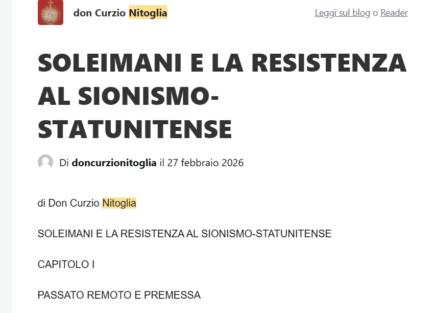 nitoglia, sionismo 1