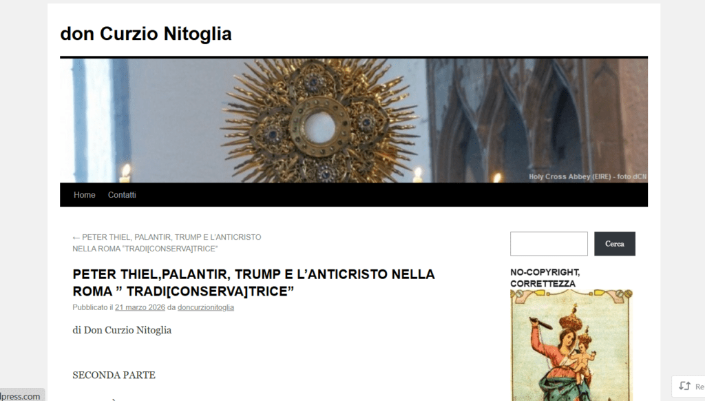 nitoglia, thiel