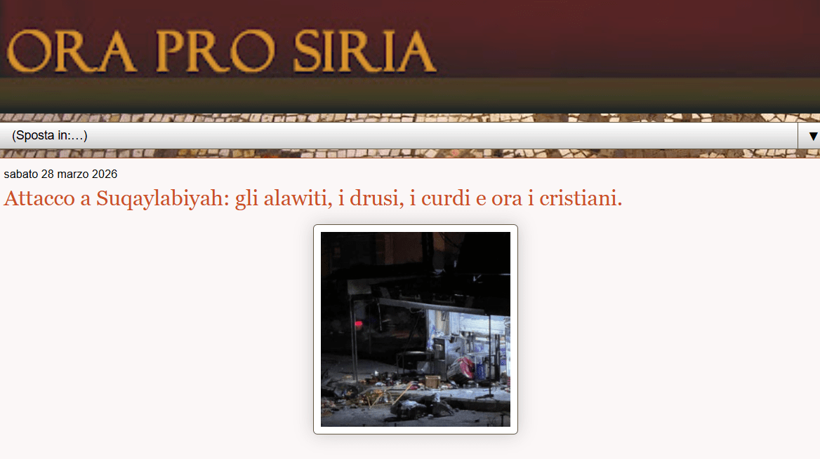 ora pro siria, islamizzazione