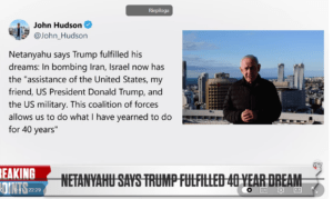 trump netanyahu iran