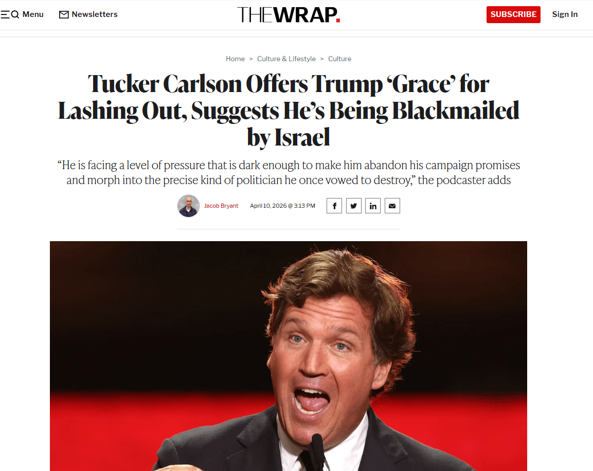 carlson wrap trump