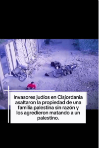 cisgiordsania famialia aggredita