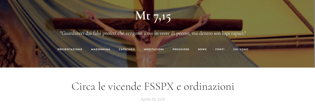 erasmo, fsspx, tucho