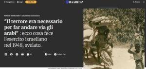 nakba documenti svelati agnoli