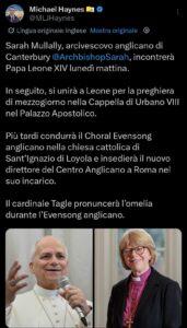 sarah anglicani san pietro