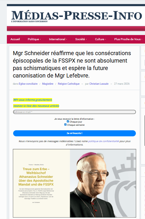 schneider fsspx lefebvre