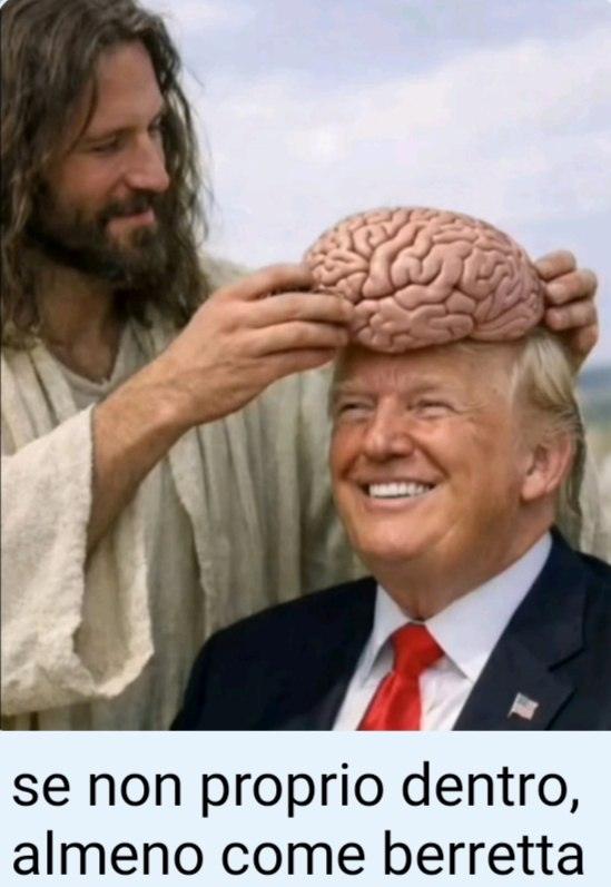 trump cervello gesù