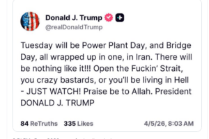 trump iran martedì