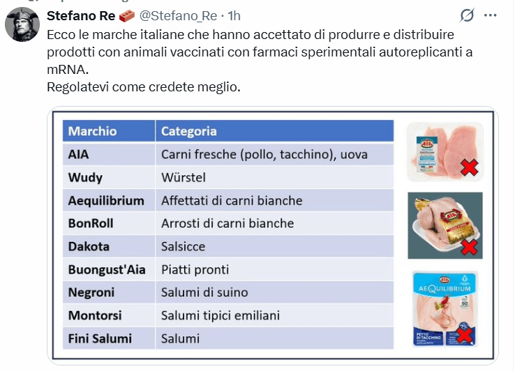 vax bovini suini polli marche