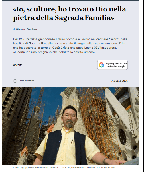 Home avvenire scultore sagrada